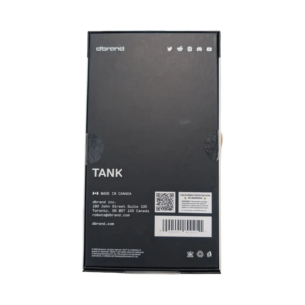 T-O dbrand Tank Combat-Ready Magnet Case for Samsung Galaxy S26 Ultra - Black